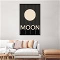 Picture of Moon Typography Poster _GroupedProduct_Rectangle_Portrait_Canvas_Framed_