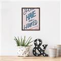 Picture of You Have me Hooked Typography Poster _GroupedProduct_Rectangle_Portrait_Canvas_Framed_