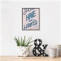 Picture of You Have me Hooked Typography Poster _GroupedProduct_Rectangle_Portrait_Canvas_Framed_