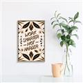 Picture of Work Smarter Not Harder Typography Poster _GroupedProduct_Rectangle_Portrait_Canvas_Framed_