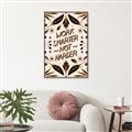 Picture of Work Smarter Not Harder Typography Poster _GroupedProduct_Rectangle_Portrait_Canvas_Framed_
