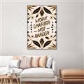 Picture of Work Smarter Not Harder Typography Poster _GroupedProduct_Rectangle_Portrait_Canvas_Framed_