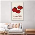 Picture of Food Art - Tomatoes Rome Food Market _GroupedProduct_Rectangle_Portrait_Canvas_Framed_
