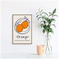 Picture of Food Art - Oranges Valencia Fruit Market _GroupedProduct_Rectangle_Portrait_Canvas_Framed_