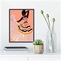 Picture of Dancer & Flourish Poster _GroupedProduct_Rectangle_Portrait_Canvas_Framed_