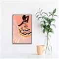 Picture of Dancer & Flourish Poster _GroupedProduct_Rectangle_Portrait_Canvas_Framed_