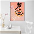 Picture of Dancer & Flourish Poster _GroupedProduct_Rectangle_Portrait_Canvas_Framed_