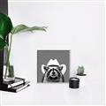 Picture of Wyatt The Cowboy Raccoon _GroupedProduct_Square_Canvas_Framed_