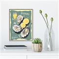 Picture of Oysters Poster _GroupedProduct_Rectangle_Portrait_Canvas_Framed_