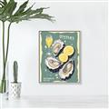 Picture of Oysters Poster _GroupedProduct_Rectangle_Portrait_Canvas_Framed_