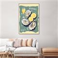 Picture of Oysters Poster _GroupedProduct_Rectangle_Portrait_Canvas_Framed_