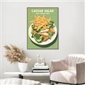 Picture of Caesar Salad Poster _GroupedProduct_Rectangle_Portrait_Canvas_Framed_