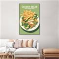 Picture of Caesar Salad Poster _GroupedProduct_Rectangle_Portrait_Canvas_Framed_