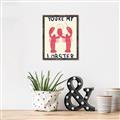 Picture of You are My Lobster Poster _GroupedProduct_Rectangle_Portrait_Canvas_Framed_