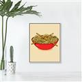 Picture of China Noodles _GroupedProduct_Rectangle_Portrait_Canvas_Framed_