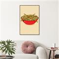 Picture of China Noodles _GroupedProduct_Rectangle_Portrait_Canvas_Framed_