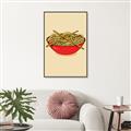 Picture of China Noodles _GroupedProduct_Rectangle_Portrait_Canvas_Framed_