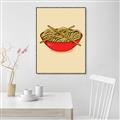 Picture of China Noodles _GroupedProduct_Rectangle_Portrait_Canvas_Framed_