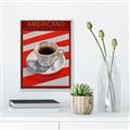 Picture of Americano Coffee _GroupedProduct_Rectangle_Portrait_Canvas_Framed_