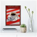 Picture of Americano Coffee _GroupedProduct_Rectangle_Portrait_Canvas_Framed_