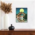 Picture of Japanese Bridge _GroupedProduct_Rectangle_Portrait_Canvas_Framed_