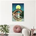 Picture of Japanese Bridge _GroupedProduct_Rectangle_Portrait_Canvas_Framed_