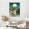 Picture of Japanese Bridge _GroupedProduct_Rectangle_Portrait_Canvas_Framed_