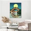 Picture of Japanese Bridge _GroupedProduct_Rectangle_Portrait_Canvas_Framed_