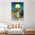 Picture of Japanese Bridge _GroupedProduct_Rectangle_Portrait_Canvas_Framed_