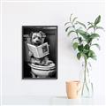 Picture of Potty Pooch _GroupedProduct_Rectangle_Portrait_Canvas_Framed_