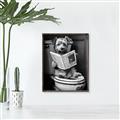 Picture of Potty Pooch _GroupedProduct_Rectangle_Portrait_Canvas_Framed_