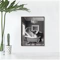 Picture of Joyful Elephant Bath Time _GroupedProduct_Rectangle_Portrait_Canvas_Framed_