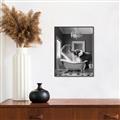 Picture of Joyful Elephant Bath Time _GroupedProduct_Rectangle_Portrait_Canvas_Framed_