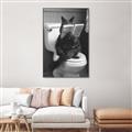 Picture of Kitty Cat Throne Room _GroupedProduct_Rectangle_Portrait_Canvas_Framed_