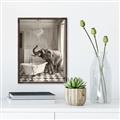 Picture of Luxuary Elephant _GroupedProduct_Rectangle_Portrait_Canvas_Framed_