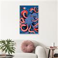 Picture of Tentacle Whirl Poster _GroupedProduct_Rectangle_Portrait_Canvas_Framed_