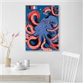 Picture of Tentacle Whirl Poster _GroupedProduct_Rectangle_Portrait_Canvas_Framed_