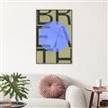 Picture of Breath Typography Poster _GroupedProduct_Rectangle_Portrait_Canvas_Framed_