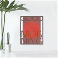 Picture of Good Morning Typography Poster _GroupedProduct_Rectangle_Portrait_Canvas_Framed_