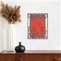 Picture of Good Morning Typography Poster _GroupedProduct_Rectangle_Portrait_Canvas_Framed_