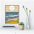 Picture of Summer Vacation Poster _GroupedProduct_Rectangle_Portrait_Canvas_Framed_