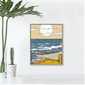Picture of Summer Vacation Poster _GroupedProduct_Rectangle_Portrait_Canvas_Framed_
