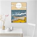 Picture of Summer Vacation Poster _GroupedProduct_Rectangle_Portrait_Canvas_Framed_
