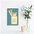 Picture of A Match May in Heaven Poster _GroupedProduct_Rectangle_Portrait_Canvas_Framed_