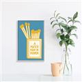 Picture of A Match May in Heaven Poster _GroupedProduct_Rectangle_Portrait_Canvas_Framed_