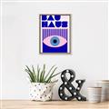 Picture of Bauhaus Eye Poster _GroupedProduct_Rectangle_Portrait_Canvas_Framed_