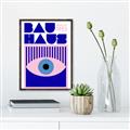 Picture of Bauhaus Eye Poster _GroupedProduct_Rectangle_Portrait_Canvas_Framed_