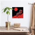 Picture of Retro Moonwalk Poster _GroupedProduct_Square_Unframed_Print_Only_