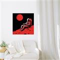 Picture of Retro Moonwalk Poster _GroupedProduct_Square_Unframed_Print_Only_
