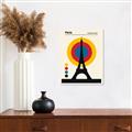 Picture of Retro Eiffel Tower Poster _GroupedProduct_Rectangle_Portrait_Unframed_Print_Only_